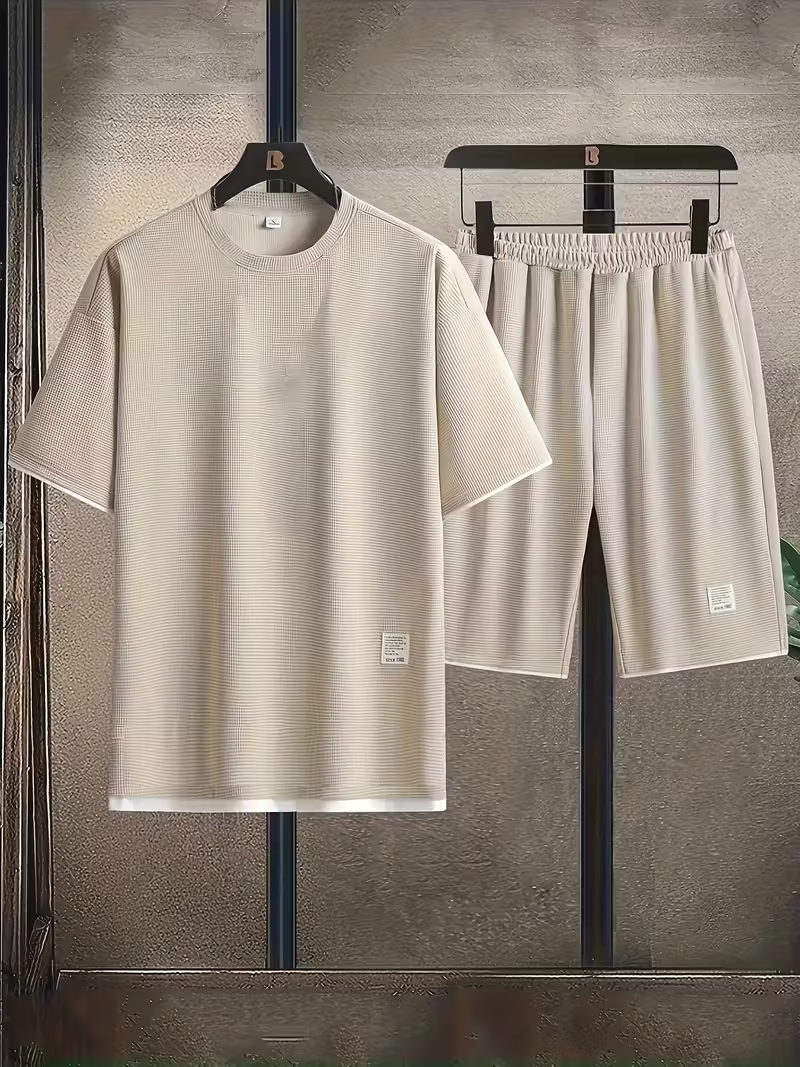 Wafelgebreide loungeset