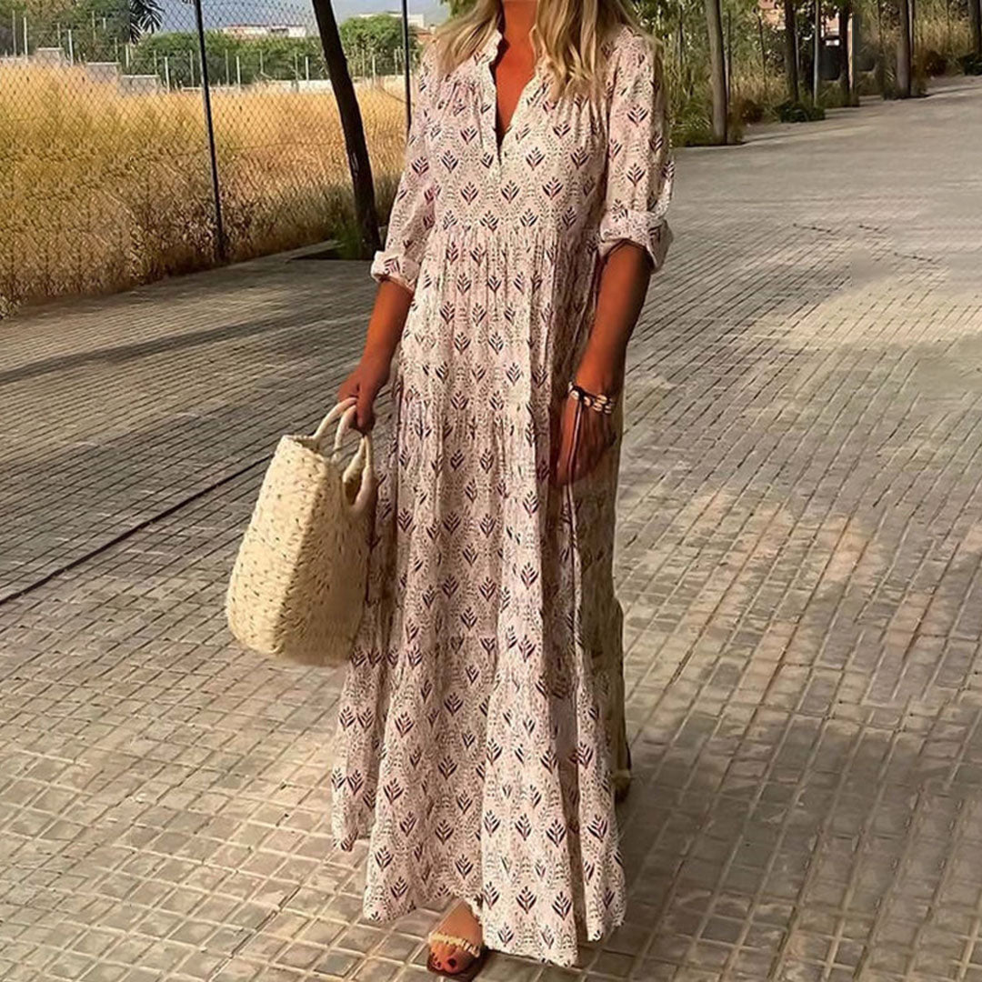 YVONNE – BOHO MAXI-JURK