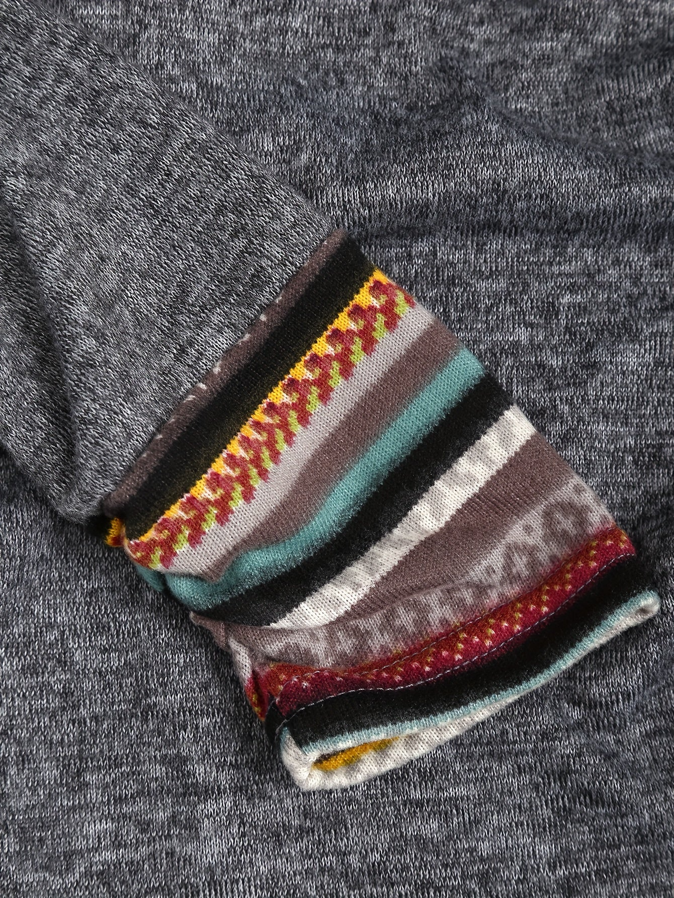 Boho-patchworkhoodie voor dames