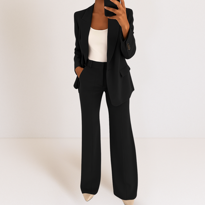 Set van blazer en broek op maat van Elena