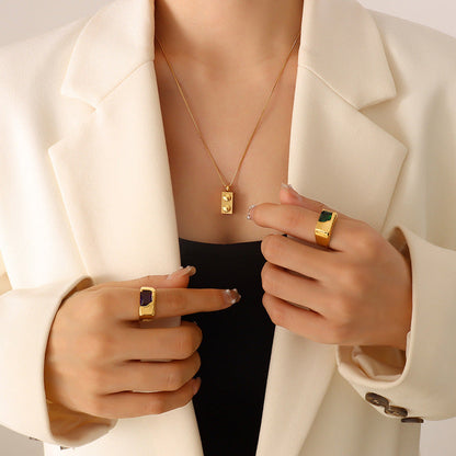 Blocks Necklace
