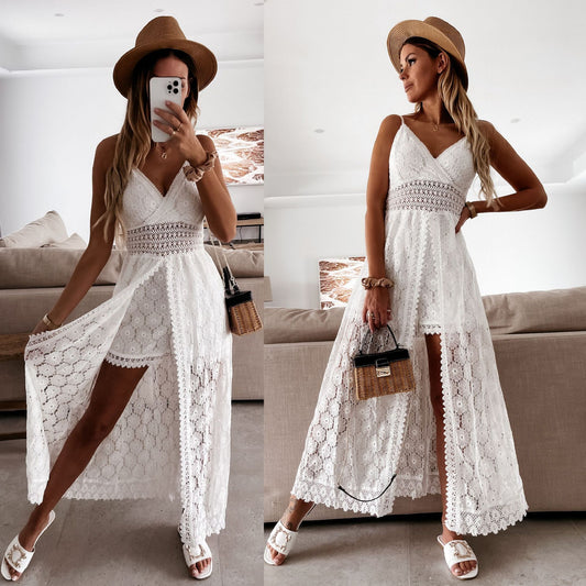 Elena Lace Romper -jurk