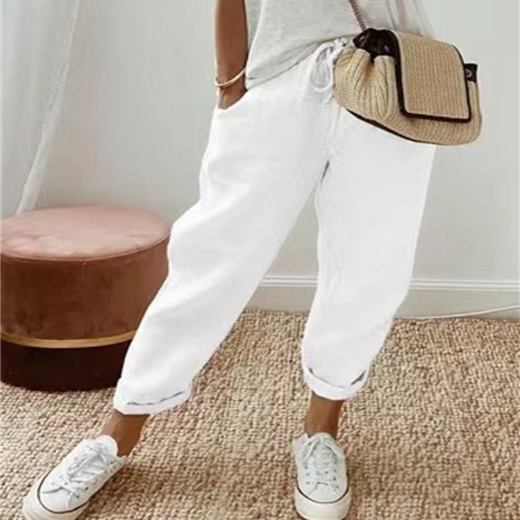 MAE – CASUAL & STIJLVOLLE LINNEN BROEK