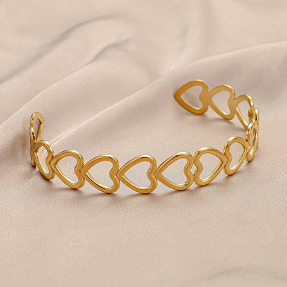 Hollow Heart Bracelet