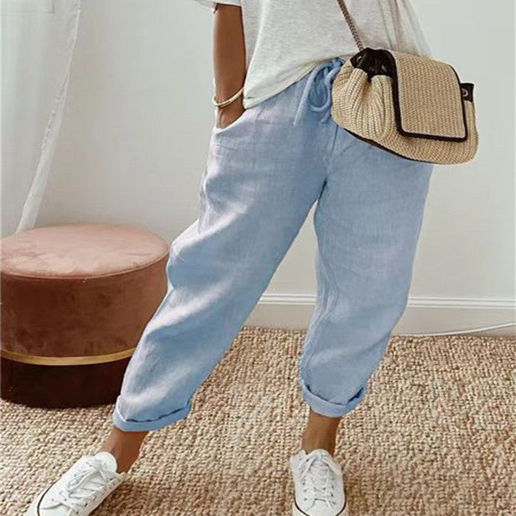 MAE – CASUAL & STIJLVOLLE LINNEN BROEK