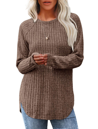Damesshirt met lange mouwen voor de herfst