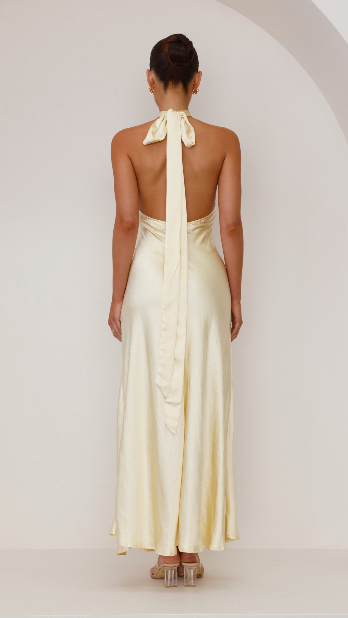 Vesta - Halter maxi-jurk