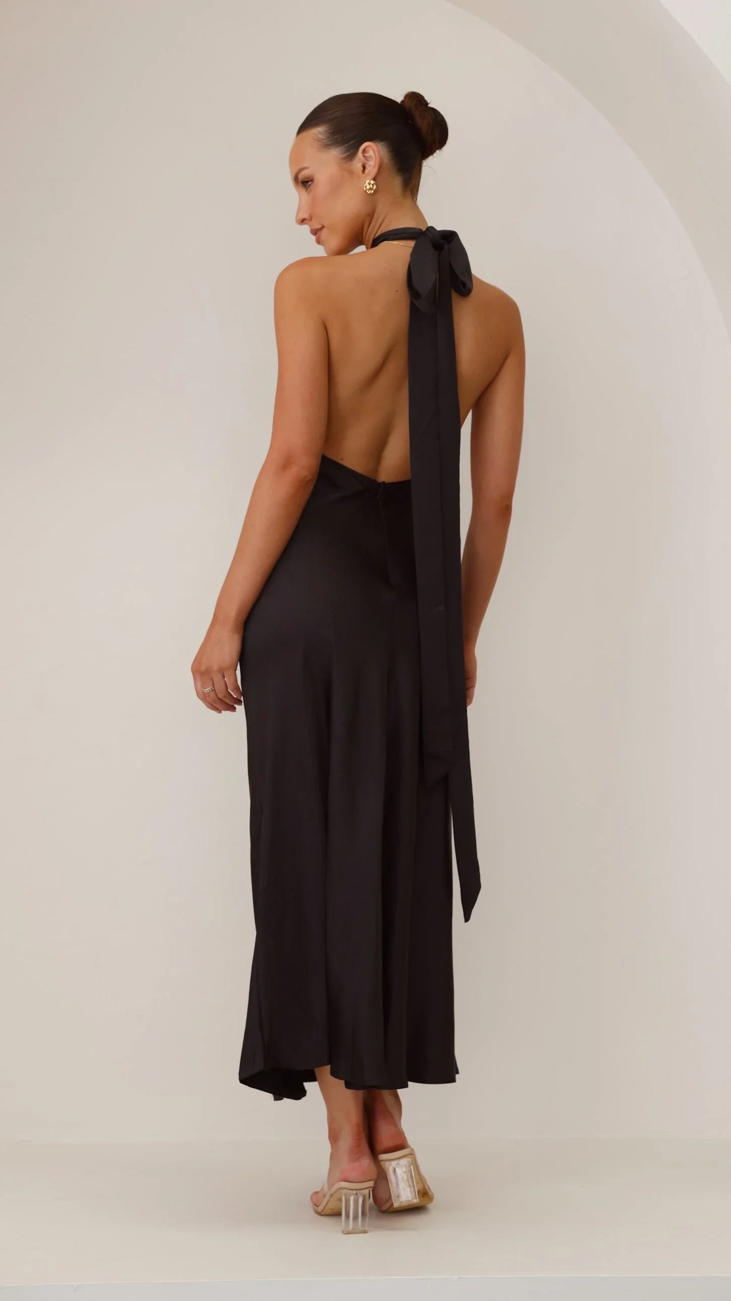 Vesta - Halter maxi-jurk
