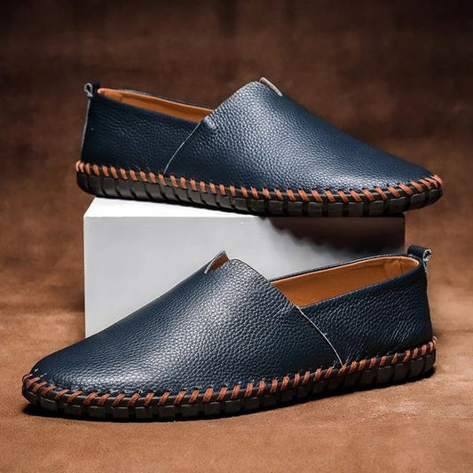 Massimo leren loafer