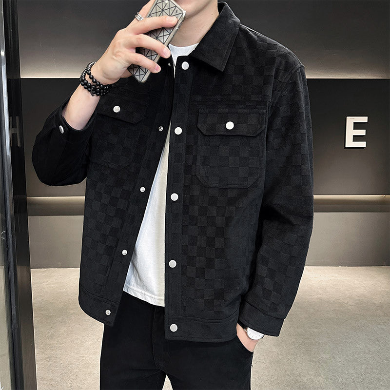 Maverick Geroolde suede jas