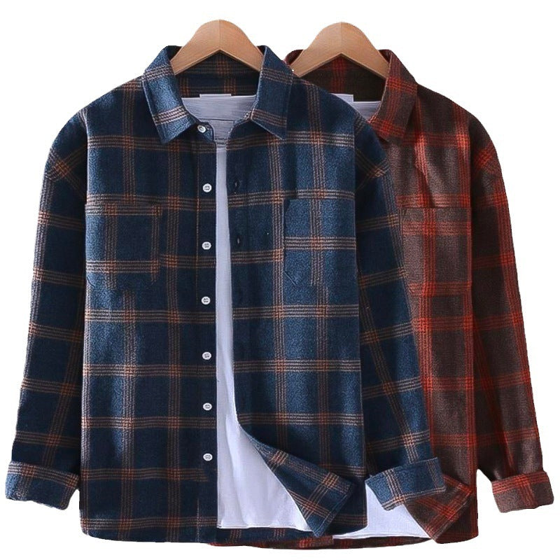 Rustiek plaid flanellen shirt