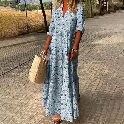 YVONNE – BOHO MAXI-JURK