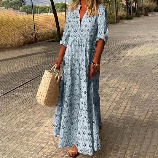 YVONNE – BOHO MAXI-JURK