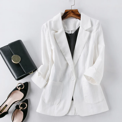 Julia ™ linnen blazer