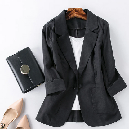 Julia ™ linnen blazer