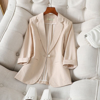Julia ™ linnen blazer