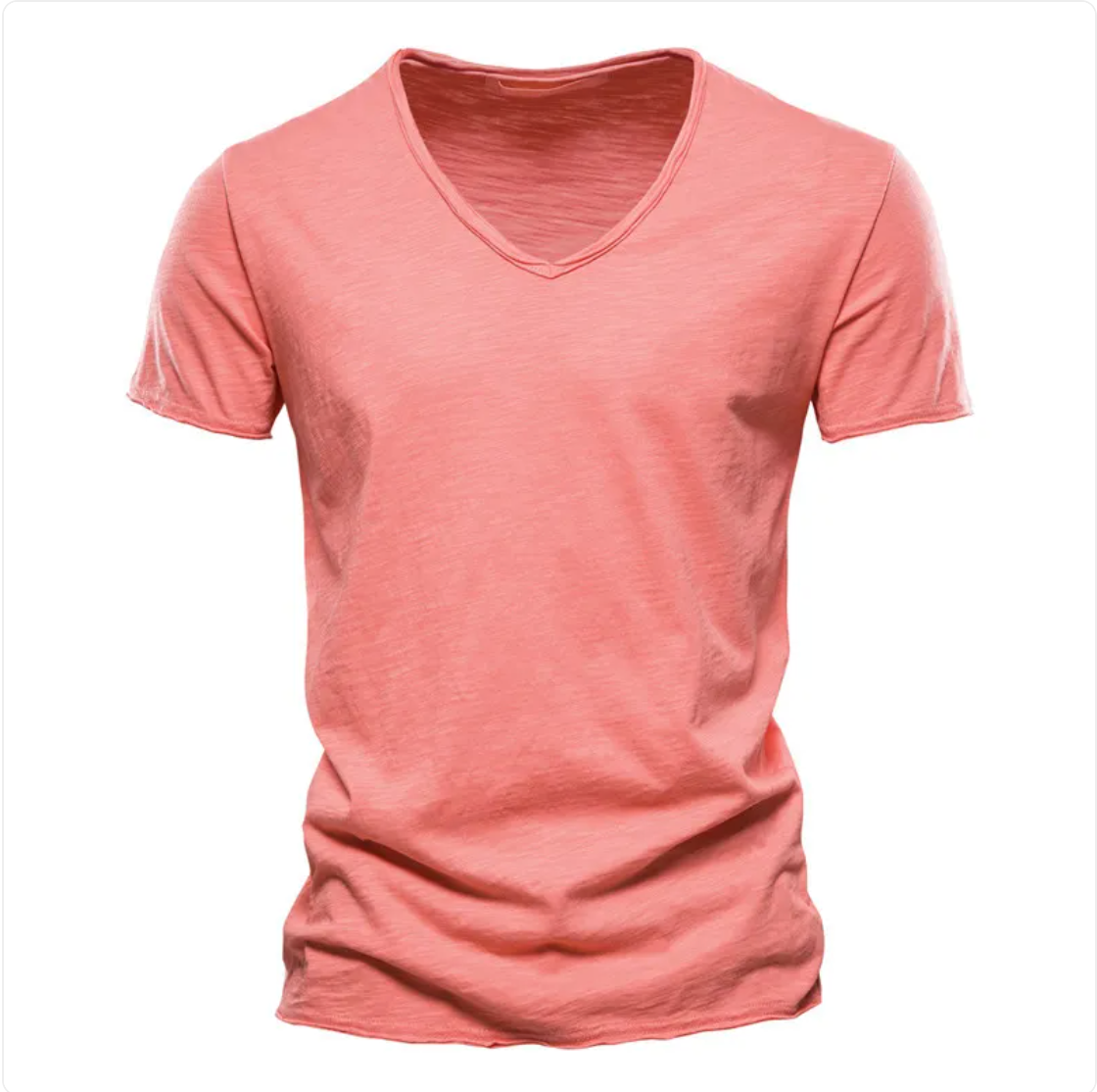 Shinari V-hals katoen T-shirt