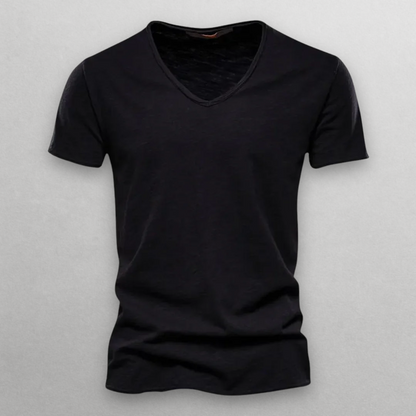 Shinari V-hals katoen T-shirt