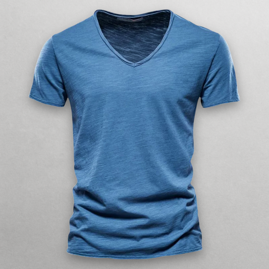 Shinari V-hals katoen T-shirt