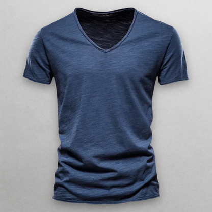 Shinari V-hals katoen T-shirt