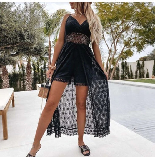 Elena Lace Romper -jurk