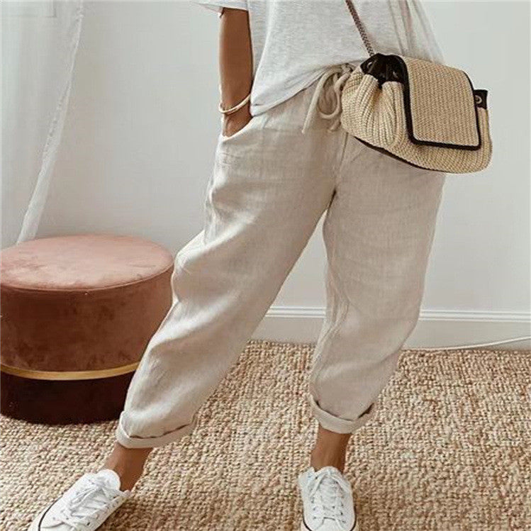 MAE – CASUAL & STIJLVOLLE LINNEN BROEK
