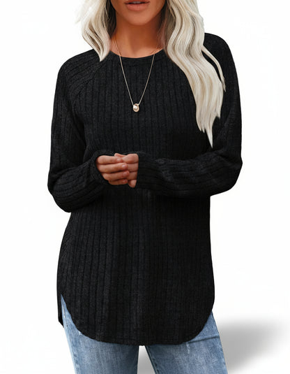 Damesshirt met lange mouwen voor de herfst