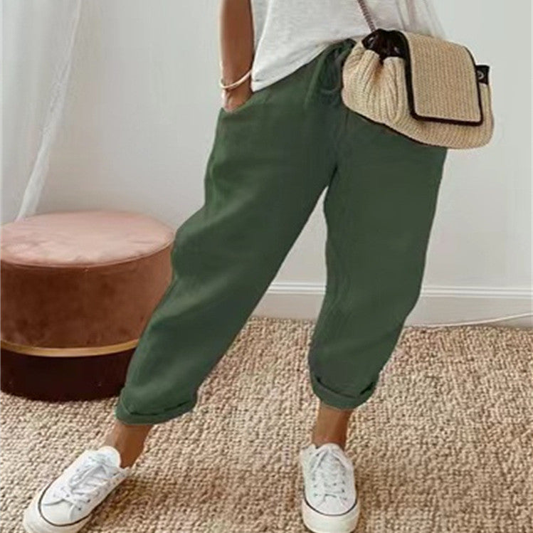 MAE – CASUAL & STIJLVOLLE LINNEN BROEK