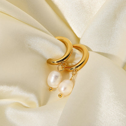 Maria Huggie Hoops