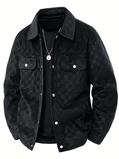 Maverick Geroolde suede jas