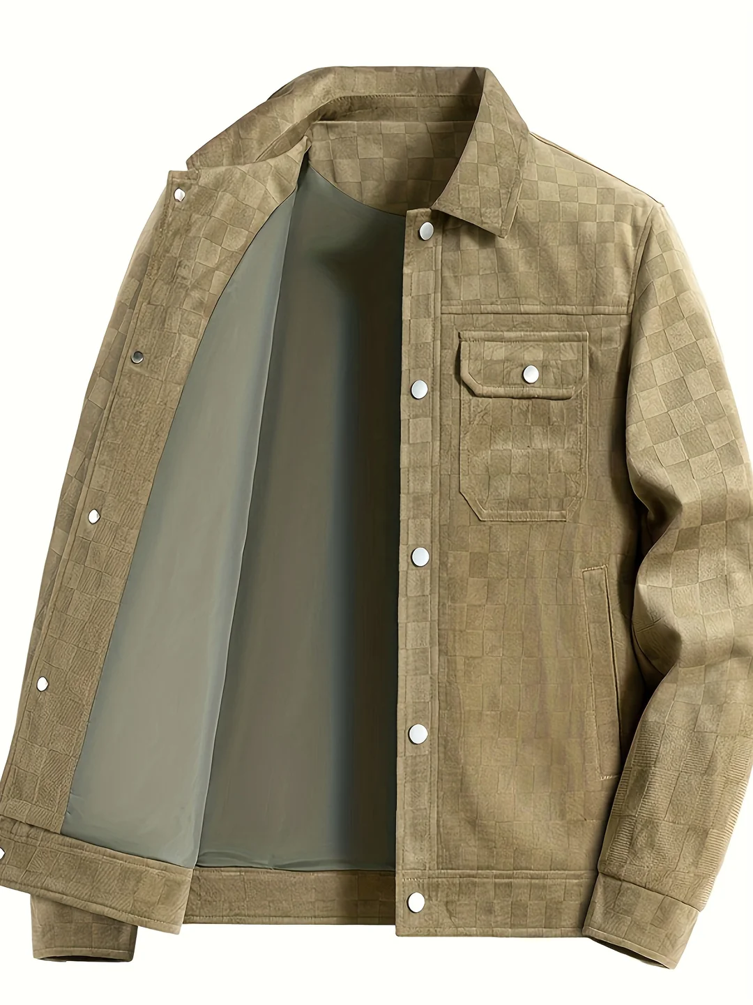 Maverick Geroolde suede jas
