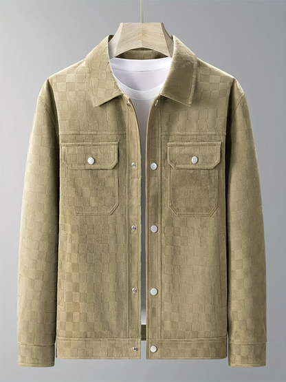 Maverick Geroolde suede jas