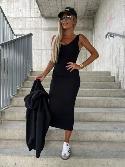 Juna - Elegante jurk met trui